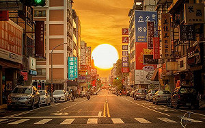 台北曼哈頓懸日快衝一波！峨眉街、忠孝西路最好拍時機曝光