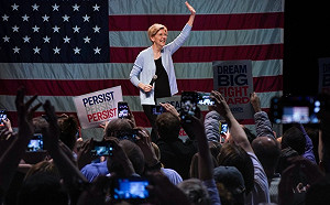 美民主黨總統參選人華倫 搶第一位要求國會彈劾川普