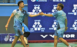 羽球／抽空回台參賽　「麟洋配」 把握機會磨合