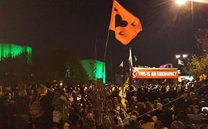 倫敦氣候變遷示威 逾750人被捕