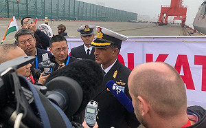 印度隱形軍艦爆越台灣海峽  抵青島挺中國閱艦式