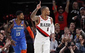 NBA／利拉德壓哨絕殺！怒砍50分率拓荒者淘汰雷霆(影)