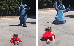 影／跌倒也很迪士尼　看見女娃仆街..史迪奇綜藝摔神救援