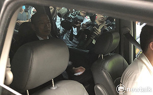 吳韓會登場  兩人低調入黨中央未受訪