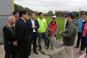 大雨下不停  蔡其昌會勘不間斷 允諾速解決大甲淹水問題