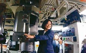 蔡英文明主持潛艦國造廠房動土 網揭預算「驚險」秘辛