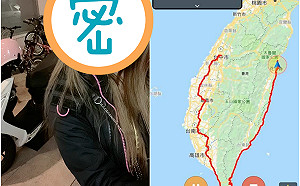 24H機車環島！超甜正妹「圈起台灣」…正面曝光萬人暴動