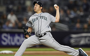 MLB／菊池雄星首戰邪惡帝國　前5局無安打奪第二勝(影)