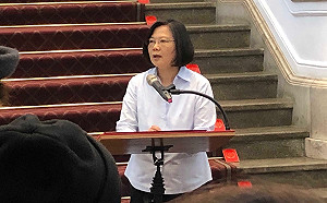 汪洋要台媒宣傳一國兩制 蔡英文:證實中國確實對媒體施壓