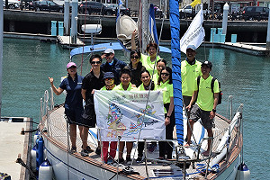 澎鎮海國中師生圓夢 駕帆船橫跨海峽創新猷