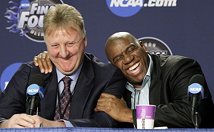 NBA／終生成就獎　2019年致敬大鳥和魔術強森(影)