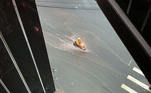 大豪雨影響！新竹縣新豐鄉下午3時起停班停課