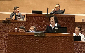 林姿妙跳針後再詮釋「沈默是金」 用ㄜ…..和靜默打趴議員