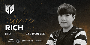 《英雄聯盟》「英霸第一人」Rich回歸！擔任Gen.G中路選手