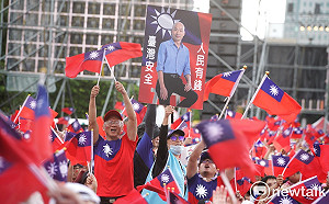 韓國瑜凱道造勢中老年居多  港媒戲稱：需多圈小鮮肉