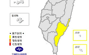 彰化以南大雨特報 台東高溫逾36度當心焚風