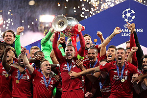 歐冠決賽  利物浦2比0擊敗熱刺第6度封王