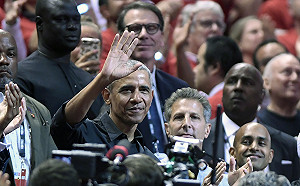 NBA／暴龍勇士之戰太轟動　歐巴馬也來應援(影)