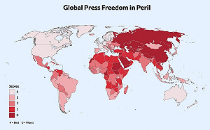 自由之家：台灣媒體最自由  中國掛蛋擴大干預全球報導