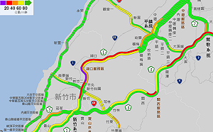 端午連假首日早上就塞！國1「湖口－竹北」路段時速不到20公里