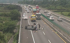 收假日現北返車潮！高公局曝下午壅塞路段