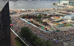 香港反送中登國際頭條  BBC記者：報導在中國一片黑