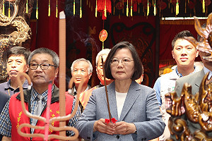 講總統拜廟多？蔡英文：這很不尊重民間宗教習俗