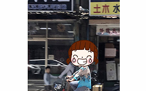 防曬無極限！街頭目擊「台版臉基尼」　眾人笑讚：好主意