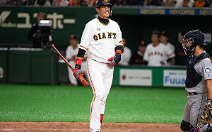 日職／模仿阿部慎之助姿勢敲致勝安　陽岱鋼超感謝