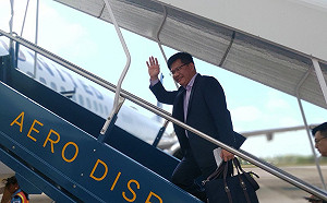 長榮罷工》林佳龍已落地洛杉磯 22日清晨抵台