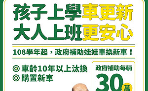 全台娃娃車大汰換  蘇揆：每台補助30萬