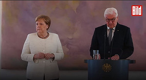 （影）真沒事？梅克爾10天內2度被拍到身體猛顫抖