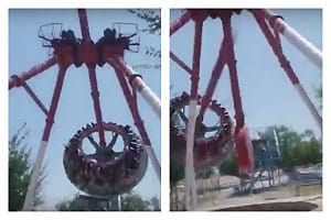 影／遊樂機「半空中腰折」！少女當場慘死　驚悚瞬間曝光