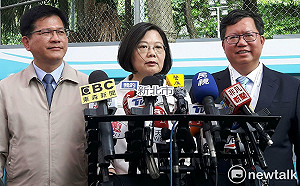 反駁郭台銘綁樁說  蔡英文：前瞻計劃是人民的需求