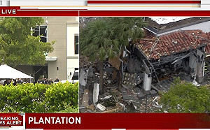 [影]佛州南部購物中心威力強大氣爆 約20傷