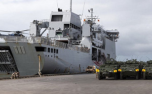 美澳「護身軍刀」聯合軍演 中國偵察艦疑駛近監視