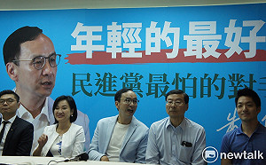 被問郭董沒關Ｍic 朱立倫先虧「有前科」的蔣萬安