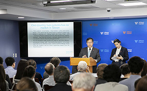 鄭文燦擔任威爾遜國際學人中心講者  分享印太戰略下台灣該如何自處