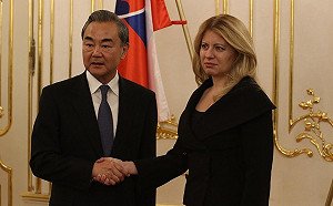 斯洛伐克女總統帶種  面告王毅要中國保護人權