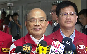 韓國瑜帶職選總統 蘇揆：準備開眼界看他的時間怎麼安排