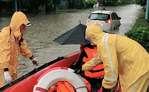 17縣市豪大雨特報 台北信義南港、新北新莊一級淹水警戒