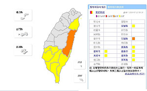 宜花東.南部8縣市豪.大雨特報 新北市高溫亮橙燈