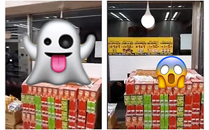 沒膽會嚇死！超商應景中元普渡竟出現「此擺設」萬人傻眼