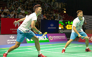 羽球／麟洋配首戰告捷　16強遇強敵世界第3日本組合