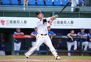 中華職棒／林泓育又遭球吻 與王勝偉並列「觸身球王」