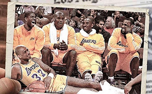 NBA／湖人史上最強陣容　詹皇合體黑曼巴等人