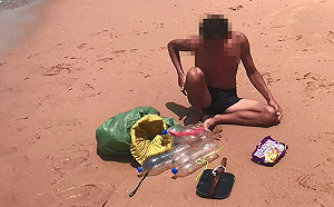 史上最牛偷渡客　抱4寶特瓶從漳州泅渡20公里到小金門