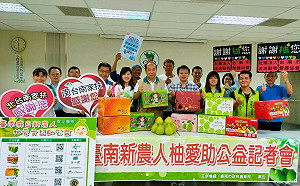 台南麻豆新農人  柚愛文旦助公益