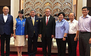 為9月直航熱身 日本鳥取縣議長率團訪中市議會