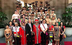 讓多元文化成為台灣的日常 阿美族人北上政院報訊息